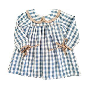 The Oaks Apparel Cecilia Blue Check Dress - Size 18 Months